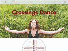 Tablet Screenshot of crossingsdance.com